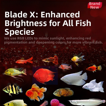 Φως ενυδρείου LED - Αδιάβροχο, Αλουμινένιο κράμα, Ισχύς 10.9W–47.5W, Μάρκα Jiyin