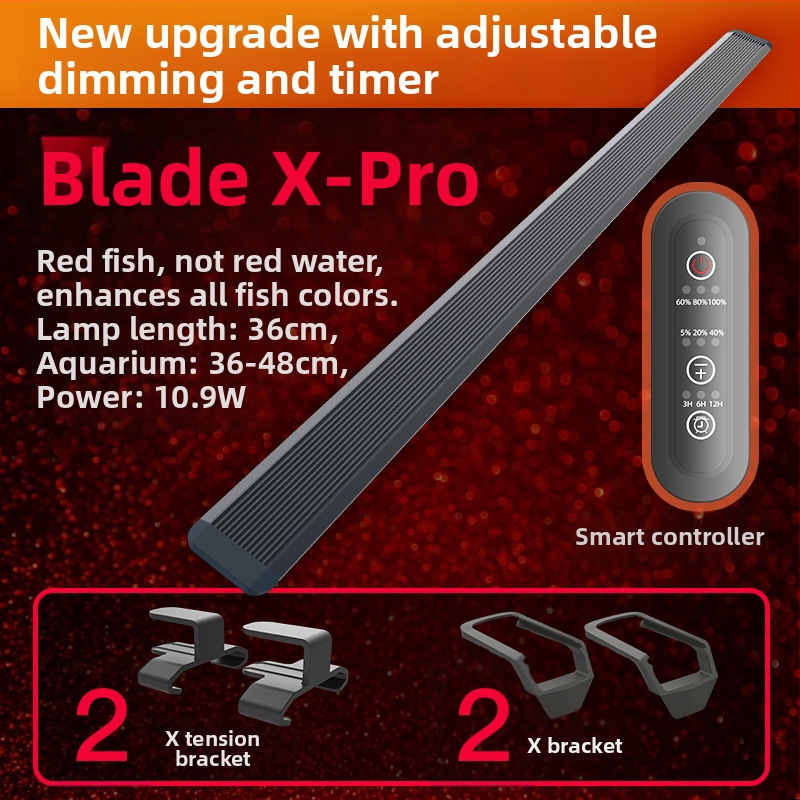 Φως ενυδρείου LED - Αδιάβροχο, Αλουμινένιο κράμα, Ισχύς 10.9W–47.5W, Μάρκα Jiyin