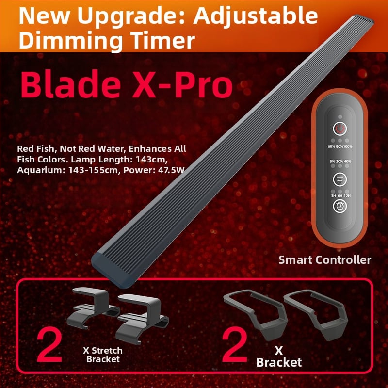 Φως ενυδρείου LED - Αδιάβροχο, Αλουμινένιο κράμα, Ισχύς 10.9W–47.5W, Μάρκα Jiyin