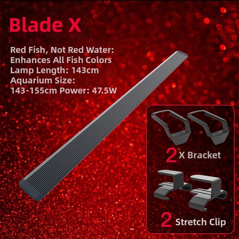 Φως ενυδρείου LED - Αδιάβροχο, Αλουμινένιο κράμα, Ισχύς 10.9W–47.5W, Μάρκα Jiyin