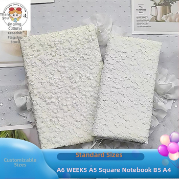 Qiu Ling kézzel készített notesz védőburkolat, négyszögletes alakú, állítható