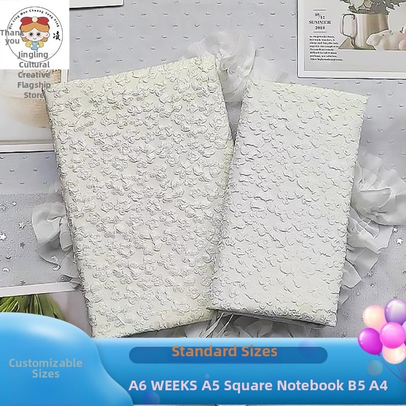 Qiu Ling kézzel készített notesz védőburkolat, négyszögletes alakú, állítható