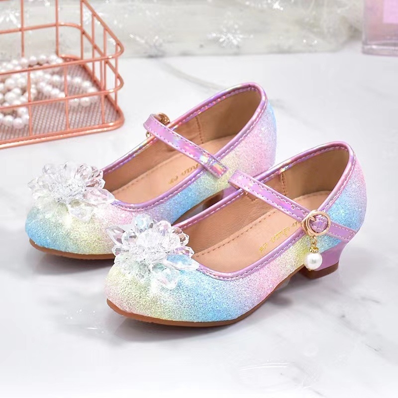 Dječje princeze cipele s kopčom, kamuflažni uzorak, PU gornji dio, potplat od teleće tetive, prozračne i protuklizne