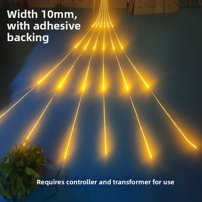 Szcenikus LED-szalag, marquee típusú, 24V, 120×3528 LED-ek, Sanan Optoelectronics, vízálló, fényerő-szabályozható