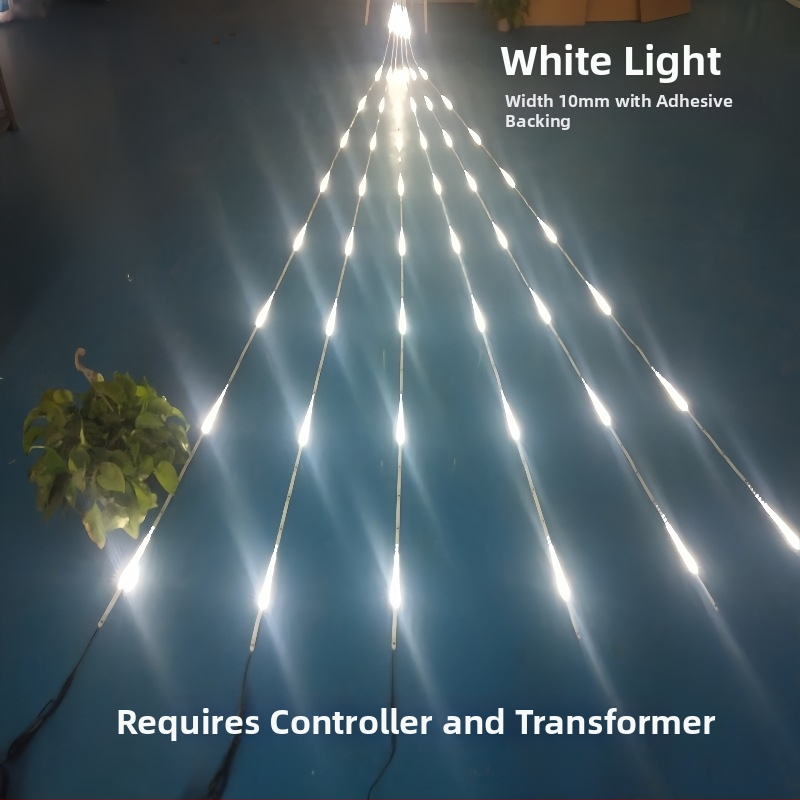 Szcenikus LED-szalag, marquee típusú, 24V, 120×3528 LED-ek, Sanan Optoelectronics, vízálló, fényerő-szabályozható