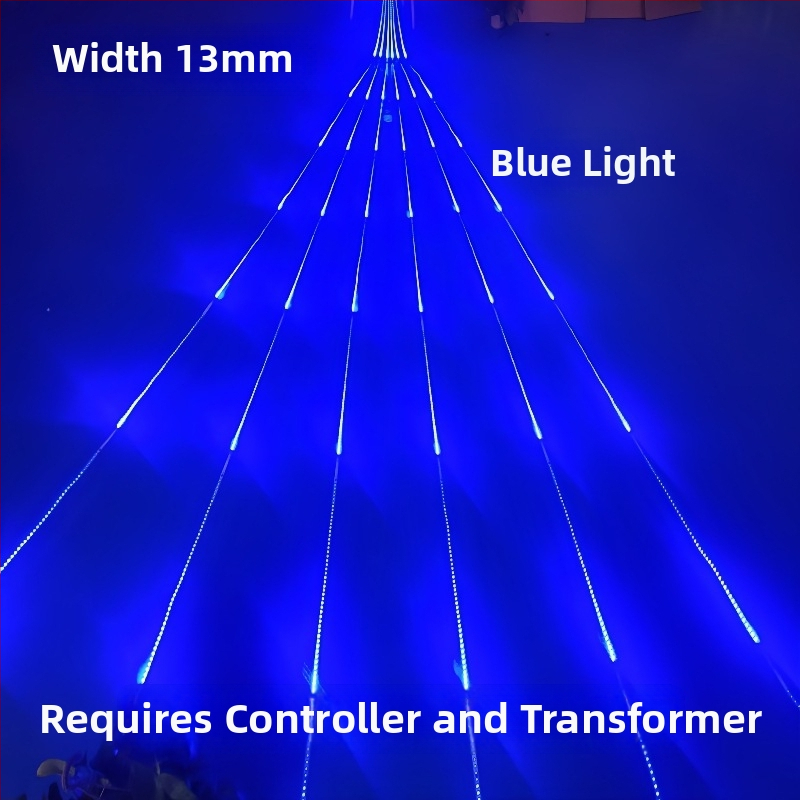 Szcenikus LED-szalag, marquee típusú, 24V, 120×3528 LED-ek, Sanan Optoelectronics, vízálló, fényerő-szabályozható