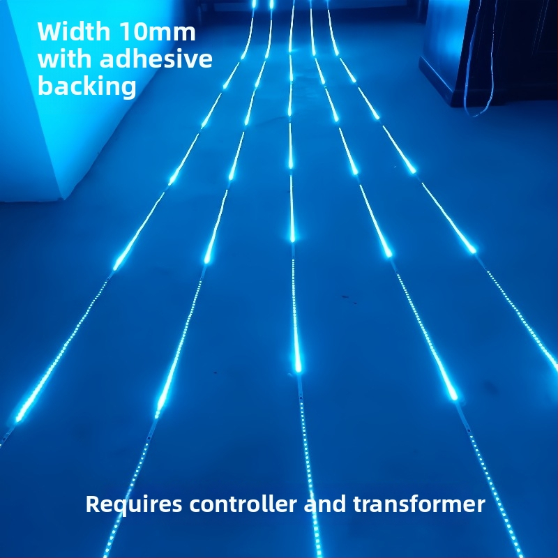 Szcenikus LED-szalag, marquee típusú, 24V, 120×3528 LED-ek, Sanan Optoelectronics, vízálló, fényerő-szabályozható