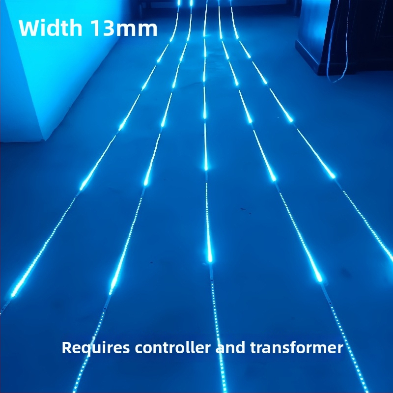 Szcenikus LED-szalag, marquee típusú, 24V, 120×3528 LED-ek, Sanan Optoelectronics, vízálló, fényerő-szabályozható