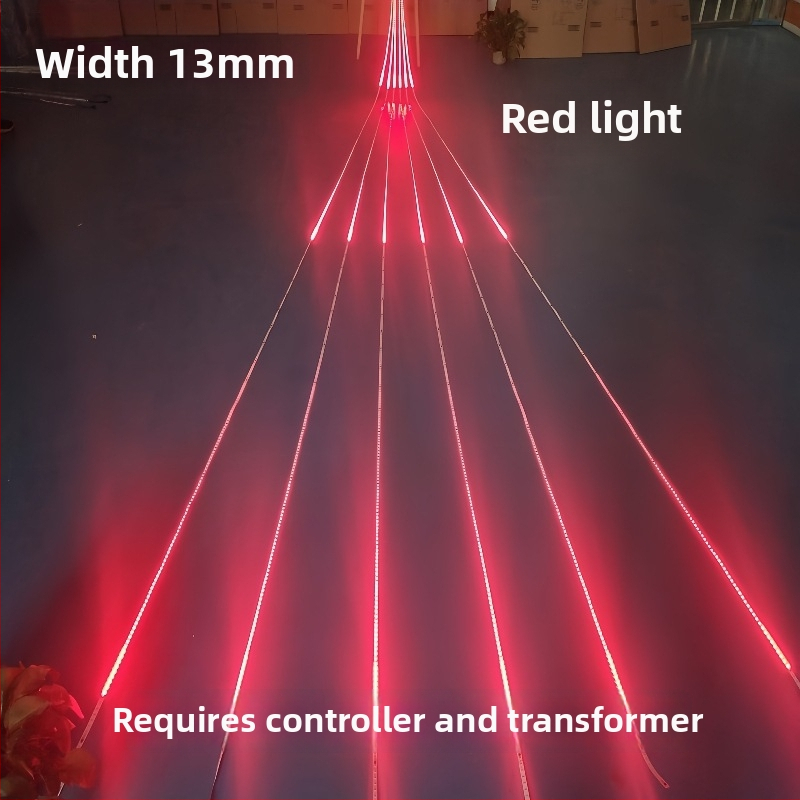 Szcenikus LED-szalag, marquee típusú, 24V, 120×3528 LED-ek, Sanan Optoelectronics, vízálló, fényerő-szabályozható