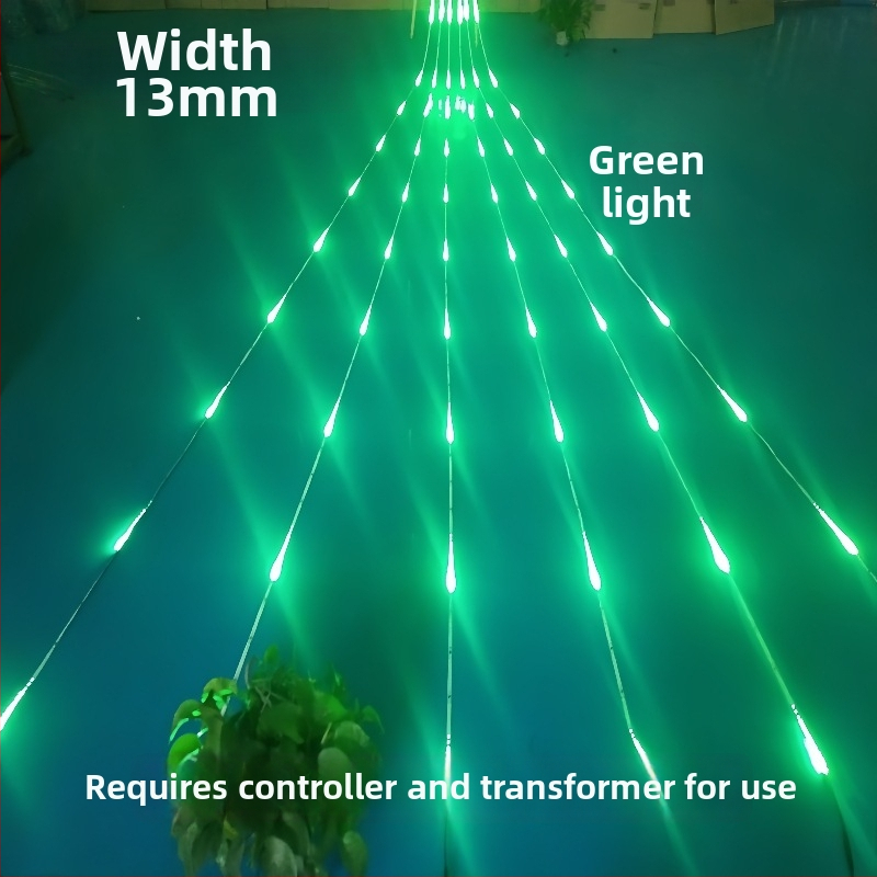 Szcenikus LED-szalag, marquee típusú, 24V, 120×3528 LED-ek, Sanan Optoelectronics, vízálló, fényerő-szabályozható