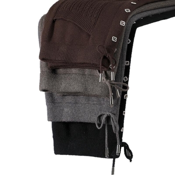 Fustă tricotată pentru femei, model 3D, poliester, evazată, lungime medie