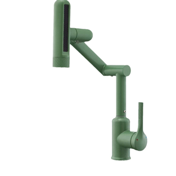 Robinet pentru chiuvetă, din oțel inoxidabil, nucleu ceramic al valvei, 0–90°C, 0,8 MPa, design cu articulație unică