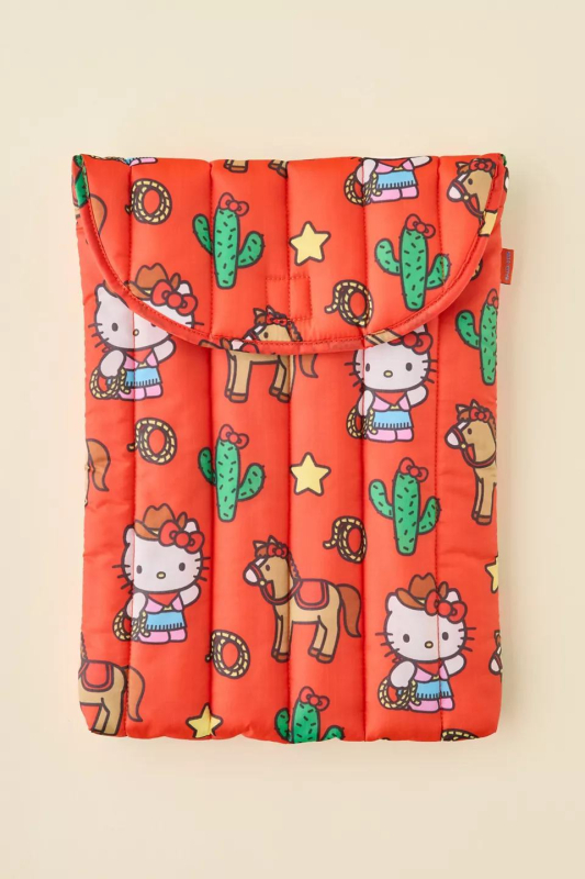 Husă pentru laptop cu model pisică desen animat, impermeabilă și antișoc, căptușeală poliester