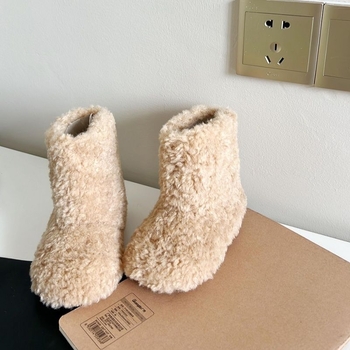 Ghete de iarnă pentru fetițe - până la gambe, partea superioară din bumbac, rezistente la frig, stil neutru, pentru 1–3 ani