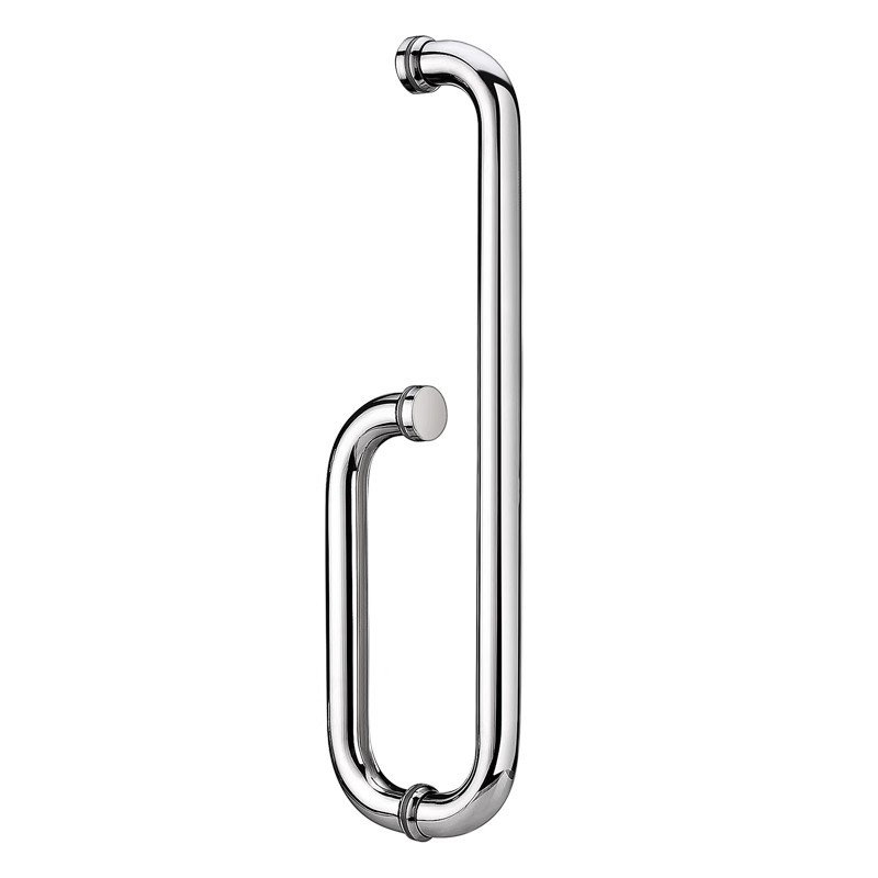 Mâner pentru ușă de sticlă de duș, oțel inoxidabil 304, finisaj lucios/periat, model XQZ-YSLS-010