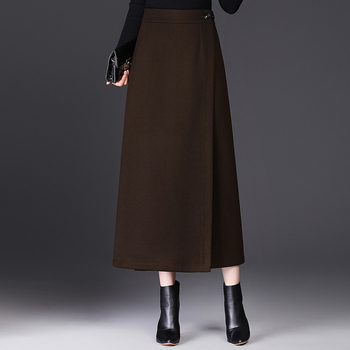 Fustă pentru femei hip, din poliester, design colaj, lungime midi, elasticitate micro