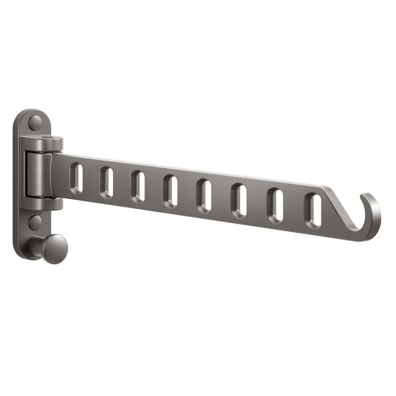 Soaring Horse μπαλκόνι κρεμάστρα ρούχων – κρυφή περιστρεφόμενη σχεδίαση, αλουμίνιο διαστημικού τύπου, μοντέρνο μινιμαλιστικό στυλ, κωδικός TJH