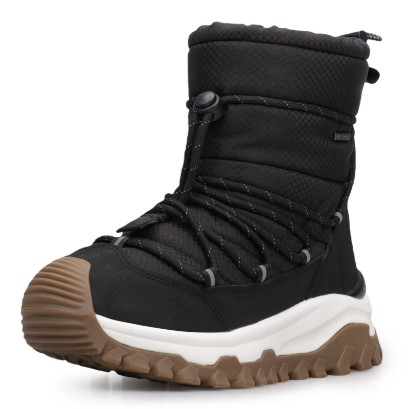 Unisex zimske cipele za snijeg na otvorenom, vodootporne, protuklizne, s fleece podstavom, debeli TPR đon, gornji dio od Oxford platna