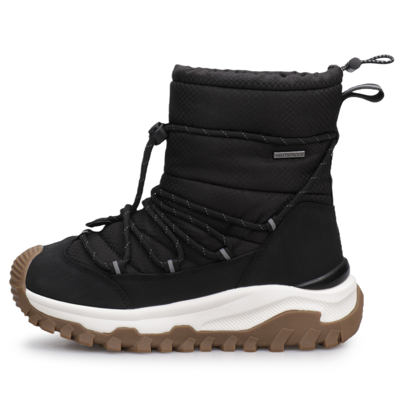 Unisex zimske cipele za snijeg na otvorenom, vodootporne, protuklizne, s fleece podstavom, debeli TPR đon, gornji dio od Oxford platna