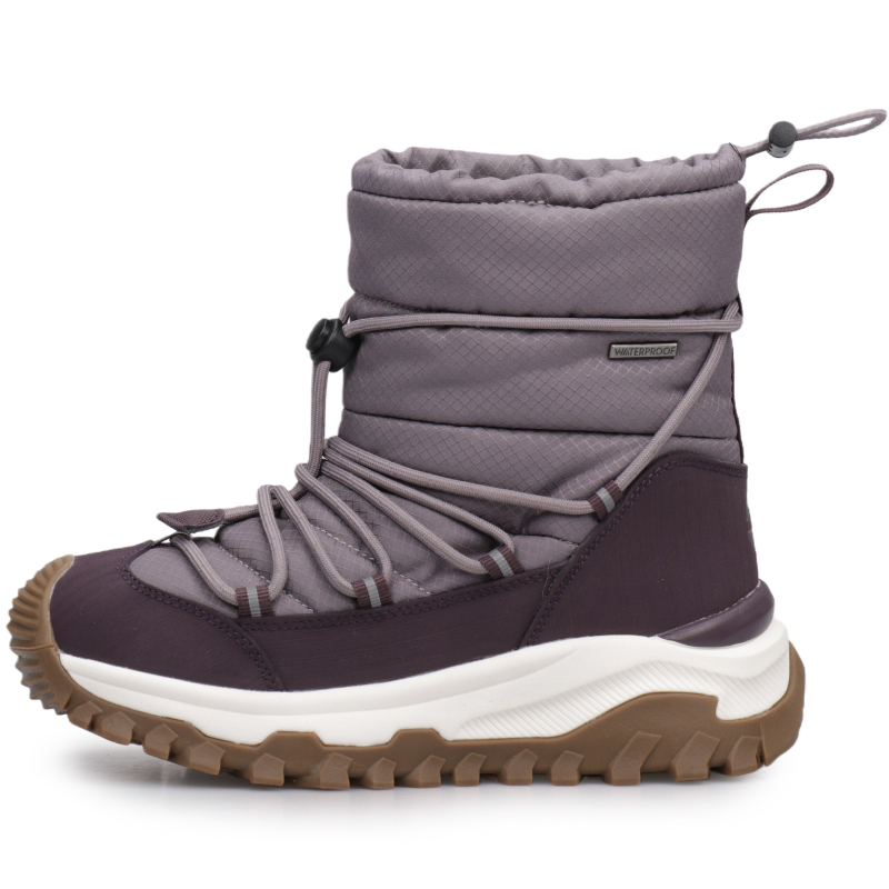 Unisex zimske cipele za snijeg na otvorenom, vodootporne, protuklizne, s fleece podstavom, debeli TPR đon, gornji dio od Oxford platna