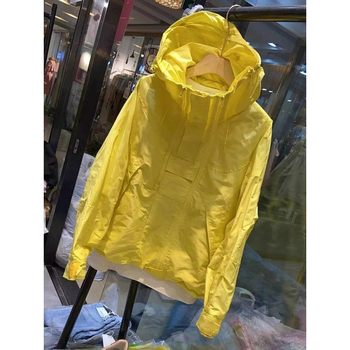 Geacă damă din poliester, culoare solidă, croială lejeră, fermoar, mâneci lungi