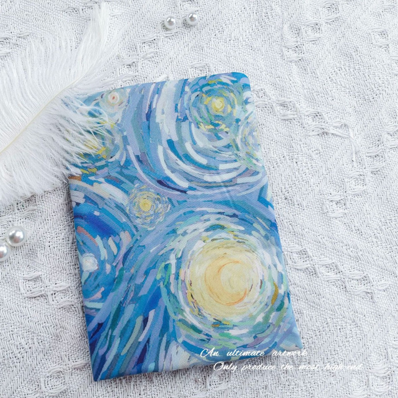 Kézzel készített vászon jegyzetfüzet-borító csipkés díszítéssel