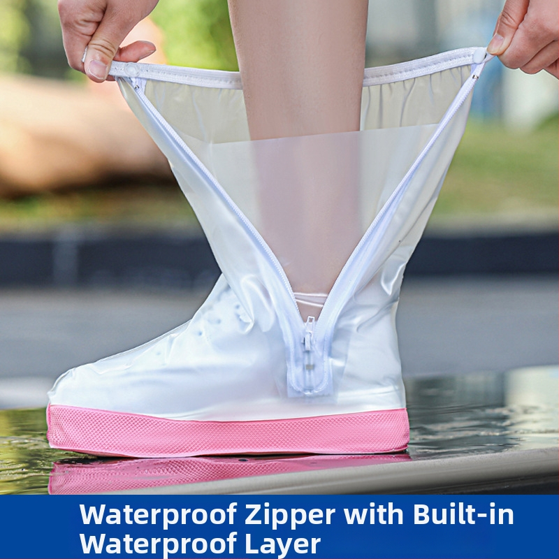 Детски калъфи за обувки против дъжд – водоустойчиви, нехлъзгащи, удебелени и износоустойчиви, преносими (Персонализация налична, модерен минималистичен дизайн, повторно използваеми)