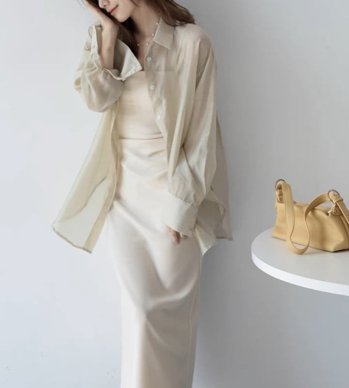 Памучна риза, свободен модел, дълъг ръкав, UPF30+ защита от слънцето, едноредово закопчаване