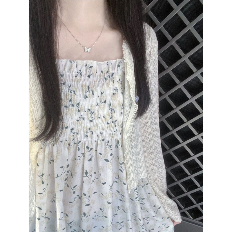 Слънцезащитно късо кардиган с геометричен принт, Slim fit, UPF40+, ръкав 3/4, полиестер