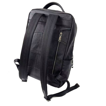 Batoh z pravej kože pre obchodné cesty, unisex, koža prvej vrstvy hovädzieho, kapacita pod 20 L, popruhy s vzdušnou výplňou