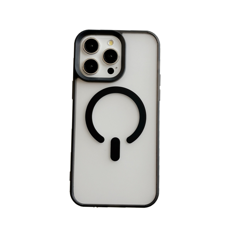 Kryt za iPhone 17 Pro Max – matno poluprozirni, otporan na padove s magnetskim držanjem, TPU i akril, kompatibilan s iPhone 11/12/13/14 Pro/Max serijom