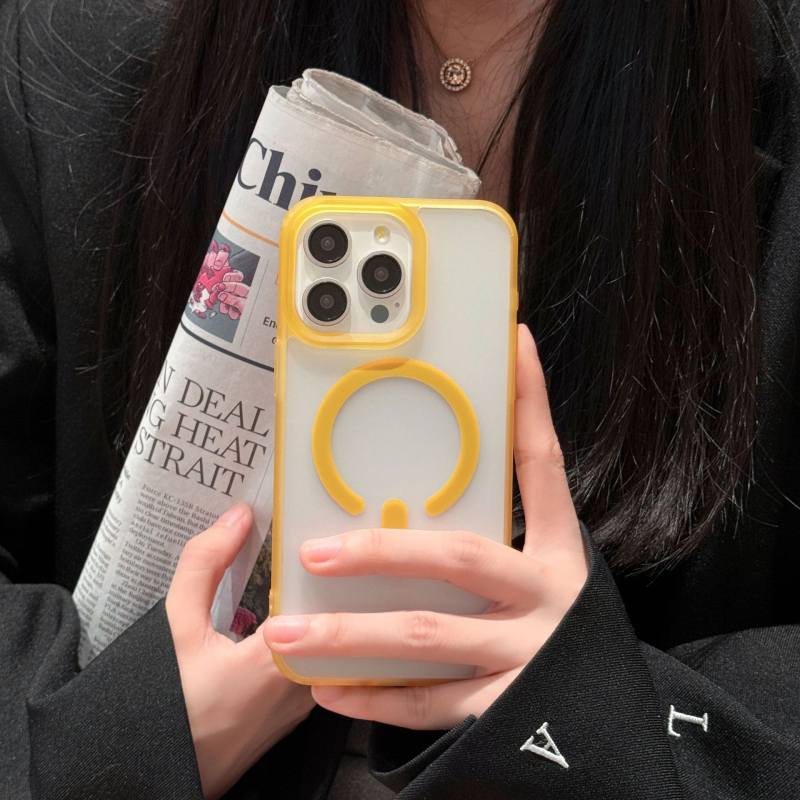Kryt za iPhone 17 Pro Max – matno poluprozirni, otporan na padove s magnetskim držanjem, TPU i akril, kompatibilan s iPhone 11/12/13/14 Pro/Max serijom