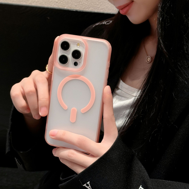 Kryt za iPhone 17 Pro Max – matno poluprozirni, otporan na padove s magnetskim držanjem, TPU i akril, kompatibilan s iPhone 11/12/13/14 Pro/Max serijom
