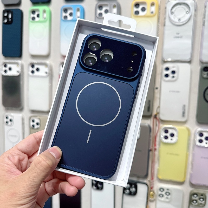 Blue Monkey futrola za iPhone 16/17 seriju – Akril, Mat završni sloj, Zaštita od udara, Odvodi toplinu, Magnetsko prianjanje