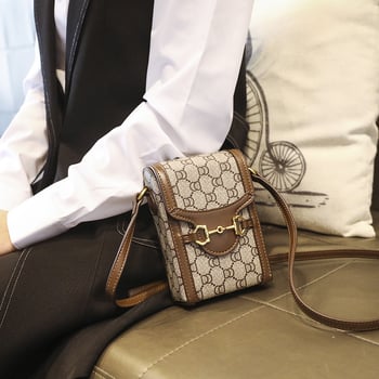 Crossbody Mini Tote s Horsebit hardverom | PVC | Gradski jednostavan stil | Zimska 2023 kolekcija | Za svakodnevnu upotrebu