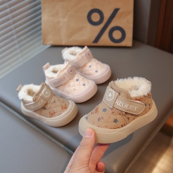 Nove protuklizne pamučne čizmice s flekso oblogom, mekana potplata, za djecu 1–3 godine, unisex, zima 2025