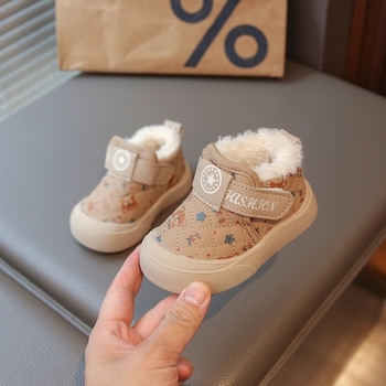 Nove protuklizne pamučne čizmice s flekso oblogom, mekana potplata, za djecu 1–3 godine, unisex, zima 2025