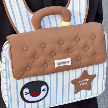 Rucsac pentru laptop cu Silk Flower material, căptușeală din poliester, Primăvara 2025, Unisex