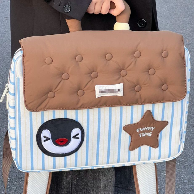 Rucsac pentru laptop cu Silk Flower material, căptușeală din poliester, Primăvara 2025, Unisex