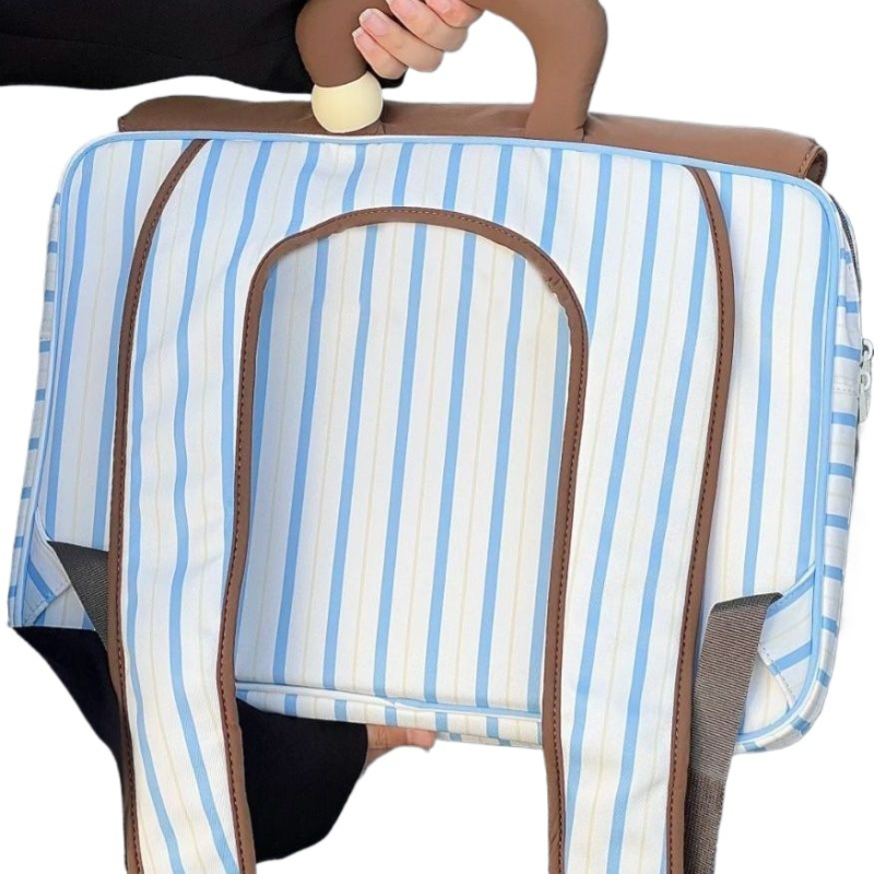 Rucsac pentru laptop cu Silk Flower material, căptușeală din poliester, Primăvara 2025, Unisex