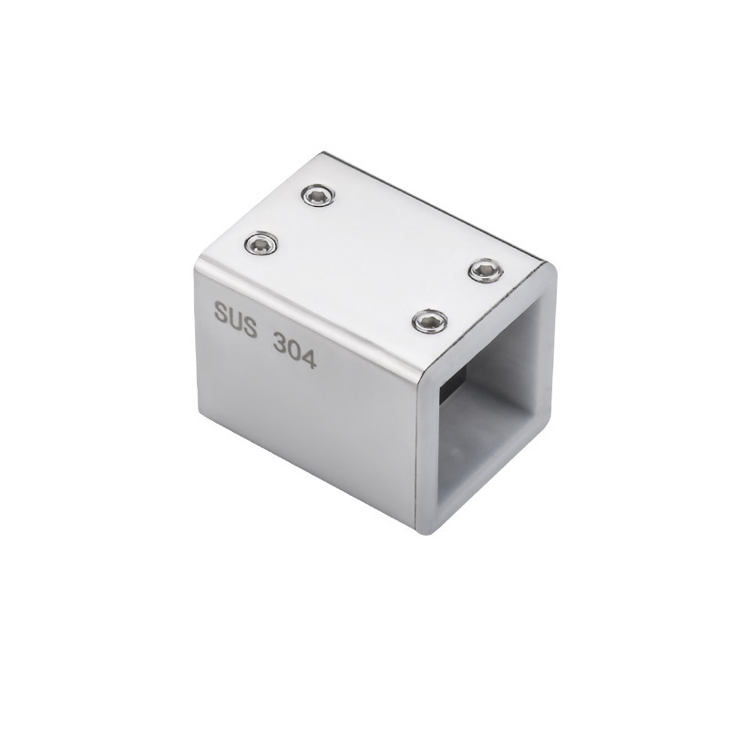 Kerunda Ανοξείδωτο ατσάλι 304 Διπλού διαδρομής συνδετήρας για γυάλινο στηρίγμα ντους, μοντέρνο μινιμαλιστικό στυλ, κωδικός προϊόντος 1