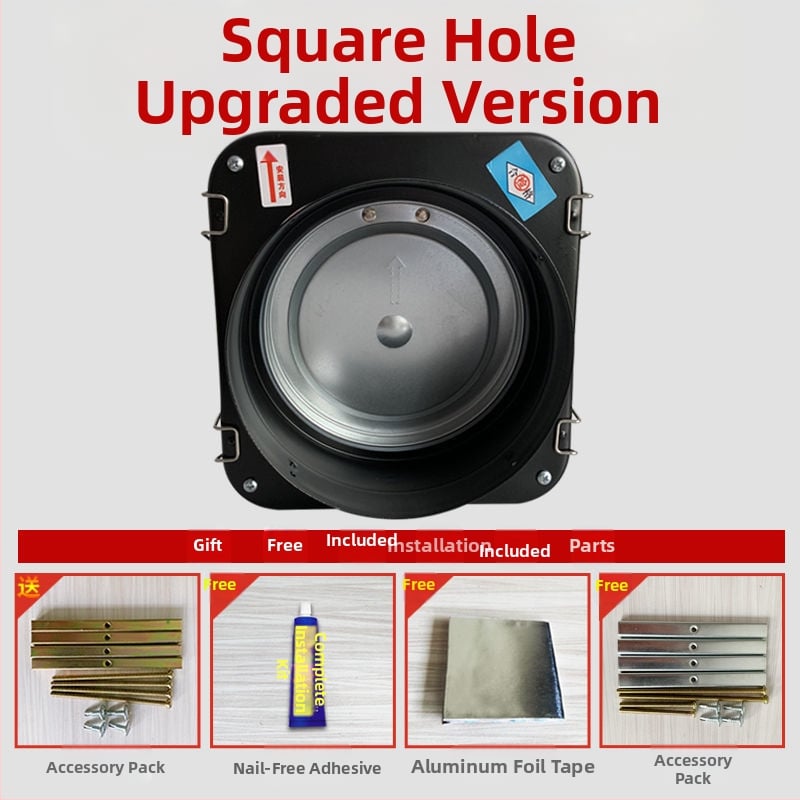 Βαλβίδα ελέγχου απόφραξης καπνού για σωλήνα εξάτμισης απορροφητήρα κουζίνας, χυτός σίδηρος, CE πιστοποίηση, Powerful Factory