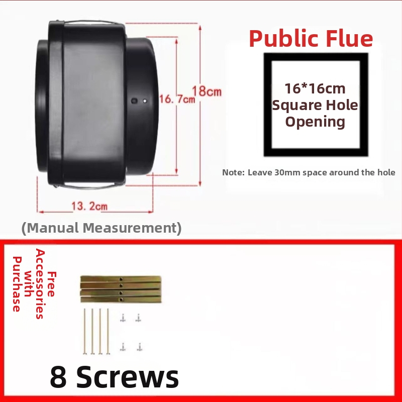 Βαλβίδα ελέγχου απόφραξης καπνού για σωλήνα εξάτμισης απορροφητήρα κουζίνας, χυτός σίδηρος, CE πιστοποίηση, Powerful Factory