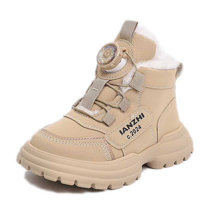 Dječje zimske čizme visokog kroja, s flisom, gumenom potplatom, sintetička koža, unisex