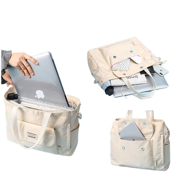 Crossbody torba za prijenosno računalo - PU materijal, podstava Oxford, proljetno izdanje 2025