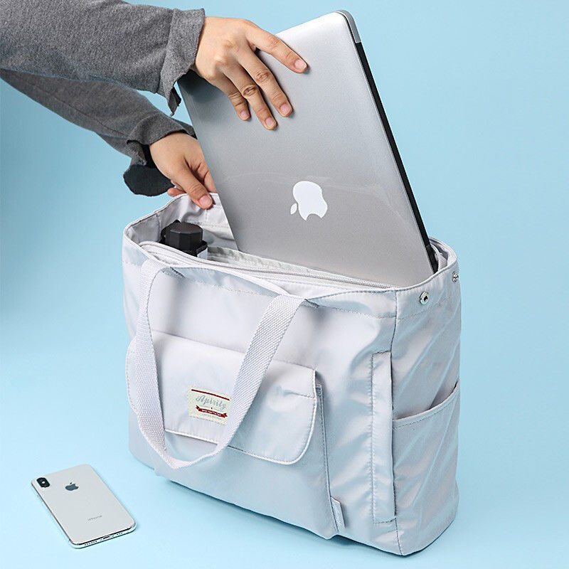 Crossbody torba za prijenosno računalo - PU materijal, podstava Oxford, proljetno izdanje 2025