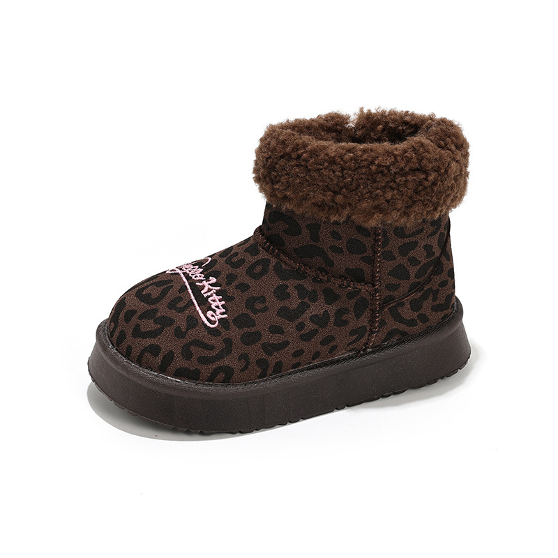 Dječje zimske čizme za snijeg, korejskog stila, debele, niski kroj, unisex, EVA potplat, protuklizne i apsorbiraju udarce
