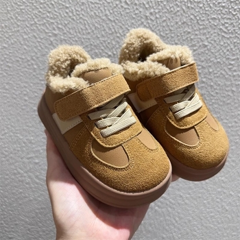 Dječje zimske sportske tenisice, gornji dio od suedea, protivklizna gumena potplat, fleece podstava, zatvaranje na Velcro, unisex