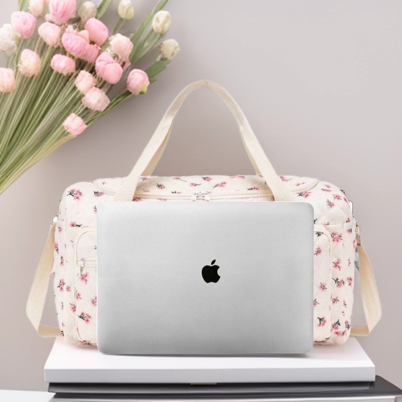 Anyai táska – Többszörös funkció, Nagy kapacitás, Kézben és kereszttáskaként hordozható, Poliészter–gyapot anyag, Téglalap alakú