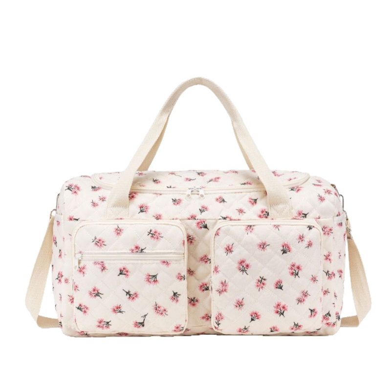 Anyai táska – Többszörös funkció, Nagy kapacitás, Kézben és kereszttáskaként hordozható, Poliészter–gyapot anyag, Téglalap alakú